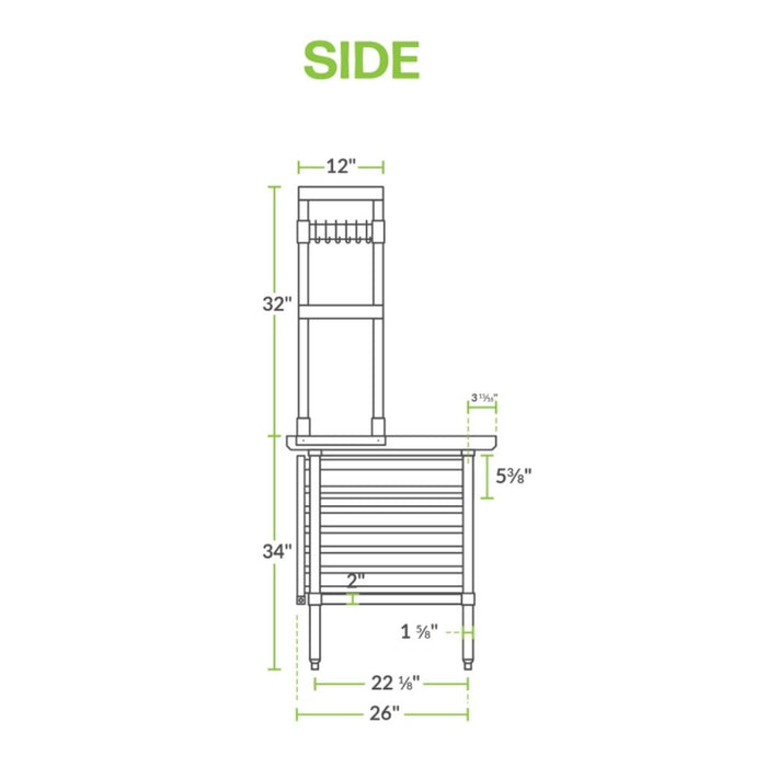 72" x 30" Stainless Steel Prep Table w/ Overshelves, Drawers, Bun Pan Rack & 6 Bun Pans
