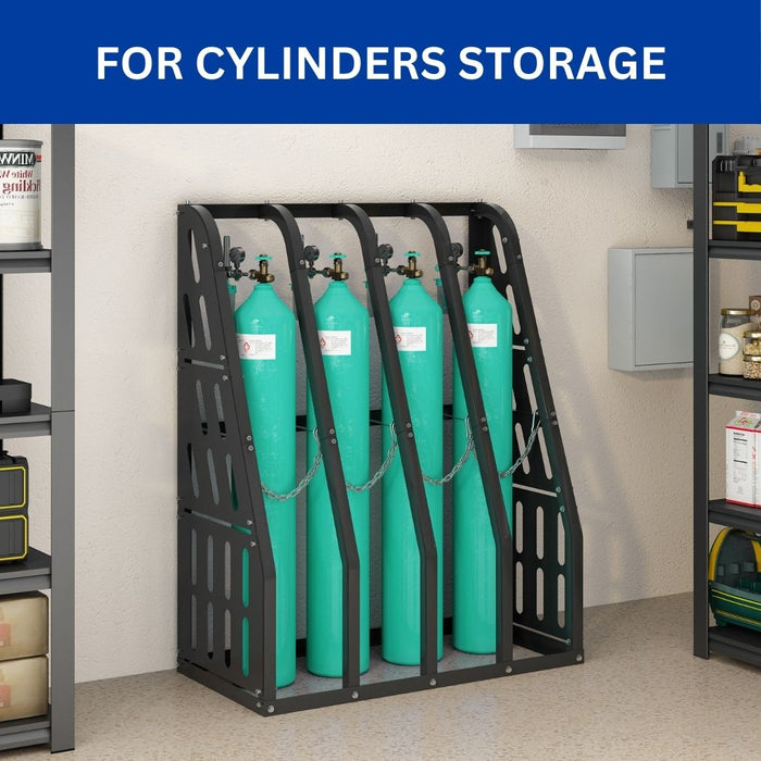 Vertical Bar Rack 6000 lbs Capacity, 4 Bays Storage Rack, 47"W x 24"D x 60"H