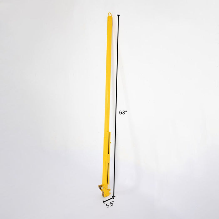 Ladder Safety Post for Roof Hatches in All Sizes, Powder Coated Steel