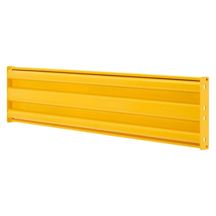 Steel Yellow Guard Rail, 3 Rib, Available at 4'/6' Length