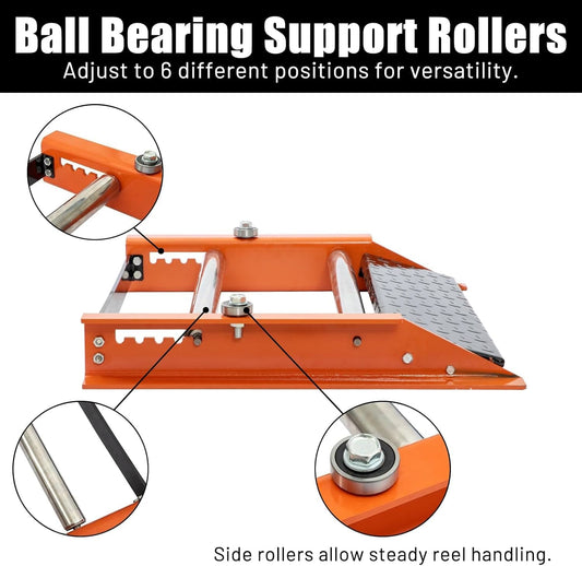 Holzoffer Cable Drum Roller Cable Reel Dispenser Unspooling Cords