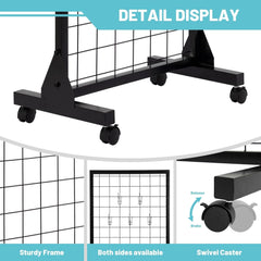 Holzoffer Retail Craft Fair Display Rack, Show Rack, Art Display Stand, 3pc