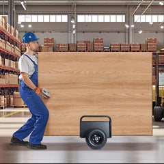 Holzoffer Heavy Duty Panel Dolly Slab Dolly with Handle Solid Rubber Tires, 1000LBS Load Capacity