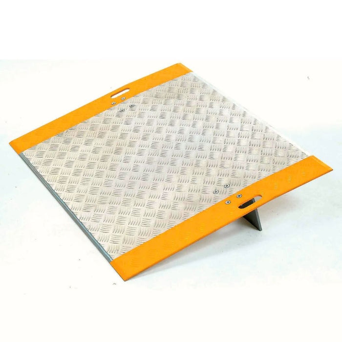 36" x 36" Heavy Duty Dock Plate w/ Carrying Handles for Pallet Jacks, Aluminum, 3500 lbs Weight Capacity