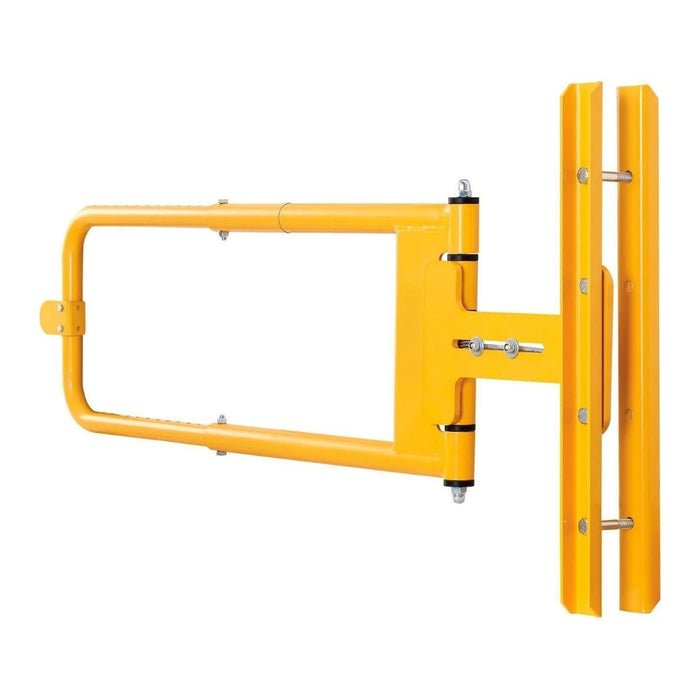 Self-Closing Safety Swing Gate 24"-40" Opening Adjustable, Steel Construction