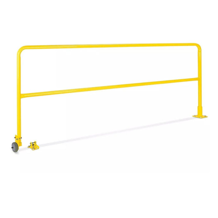 Yellow Loading Dock Safety Swing Gate 10'L (120")