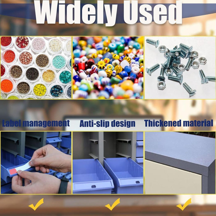 30 Bin Drawer Storage Enclosure, 24"W x 14"D x 36"H, Steel Parts Organizer for Nuts, Bolts, Screws & Small Components