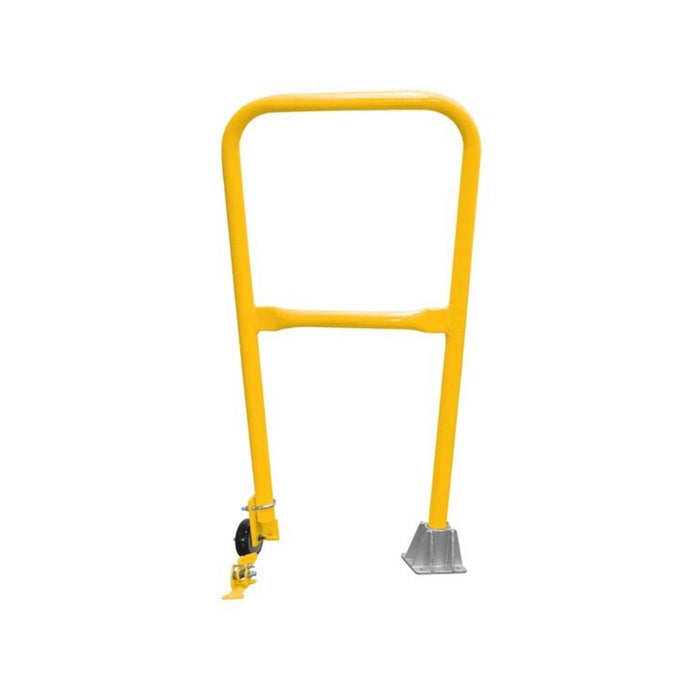 Yellow Loading Dock Safety Swing Gate 2'L (24")