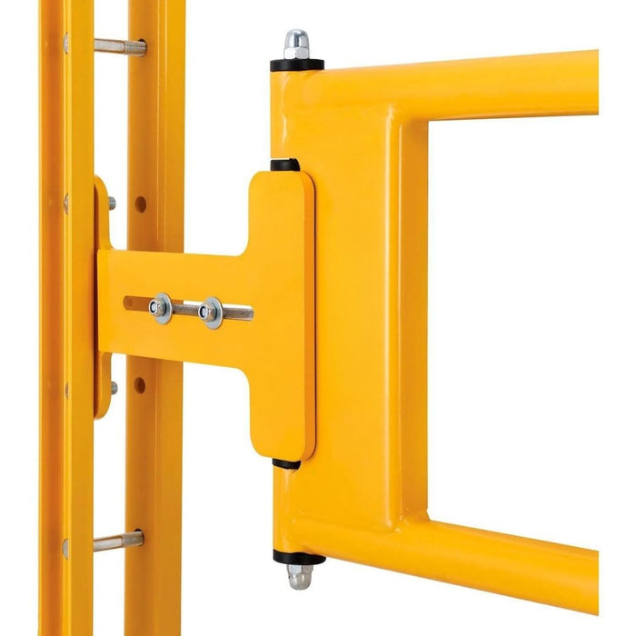 Self-Closing Safety Swing Gate 24"-40" Opening Adjustable, Steel Construction