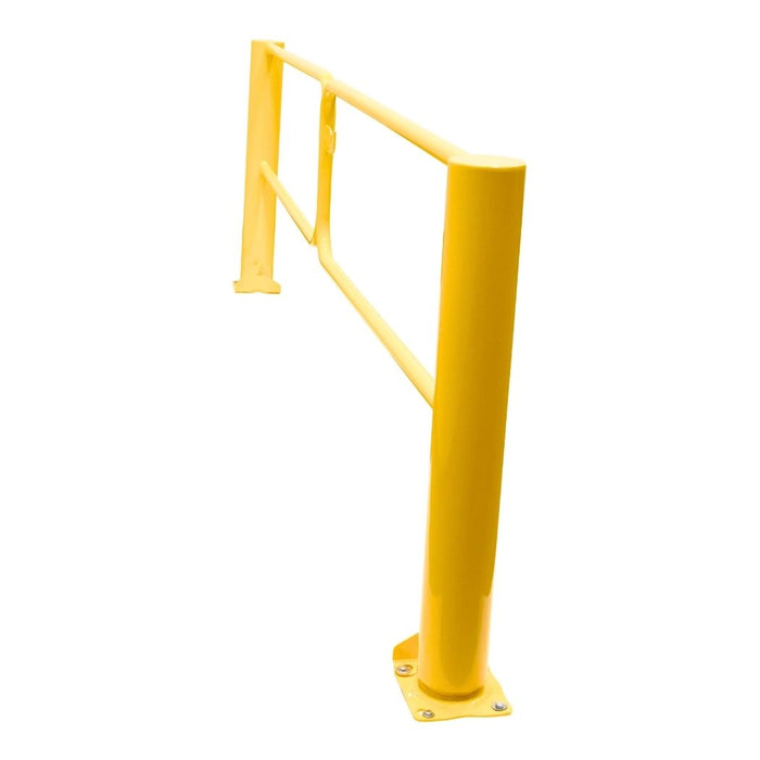 8' Swivel Dock Gate, Steel Construction, 96"W x 42"H for Loading Bay Fall Hazard Protection
