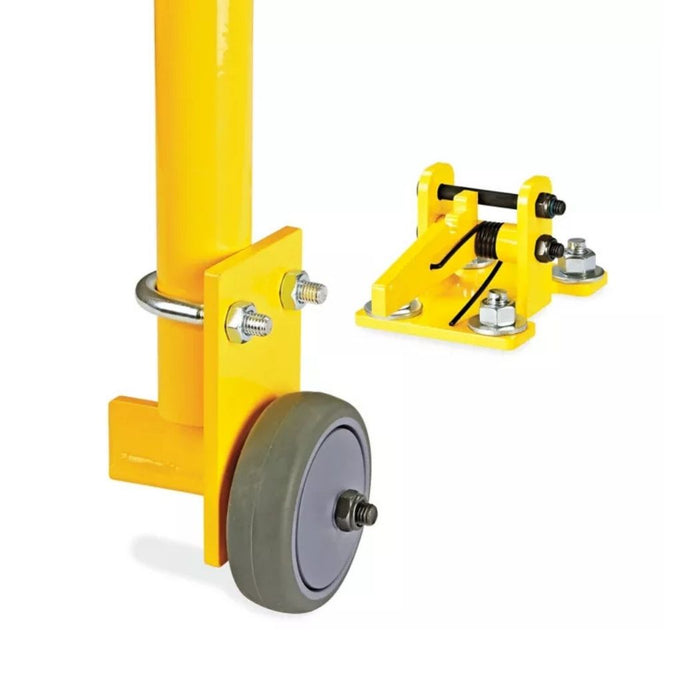 Yellow Loading Dock Safety Swing Gate 10'L (120")