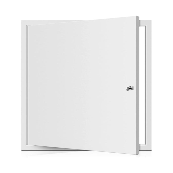 Lockable Access Panel for Drywall and Ceiling, White