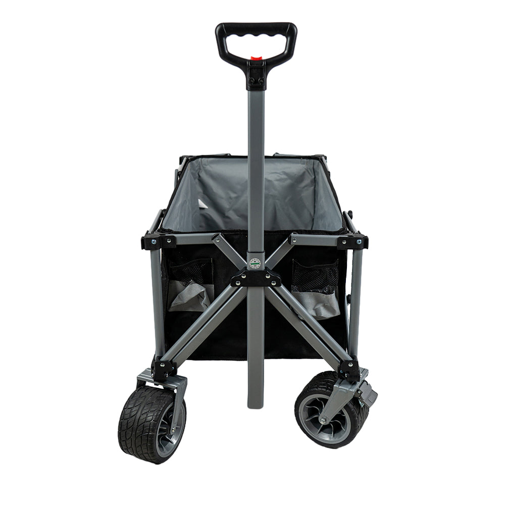 Holzoffer Folding Camping Cart, Foldable Wagon with Wheels, Portable Heavy Duty Collapsible cart