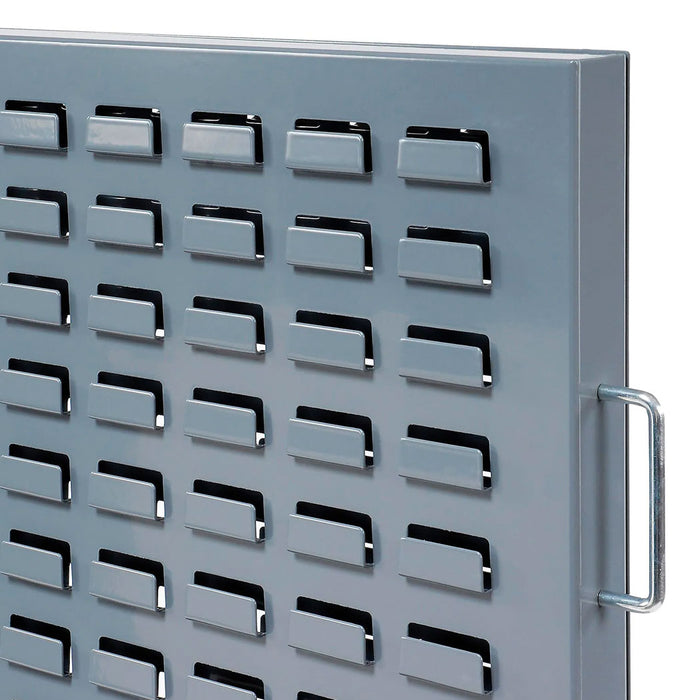 Mobile Double Sided Floor Bin Storage Rack - 88 Stacking Bins 36 x 54