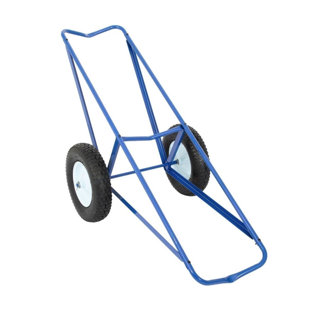 Steel Carpet Dolly, 500 lb Capacity, 61"L x 26"W Long Carpet Roll Cart