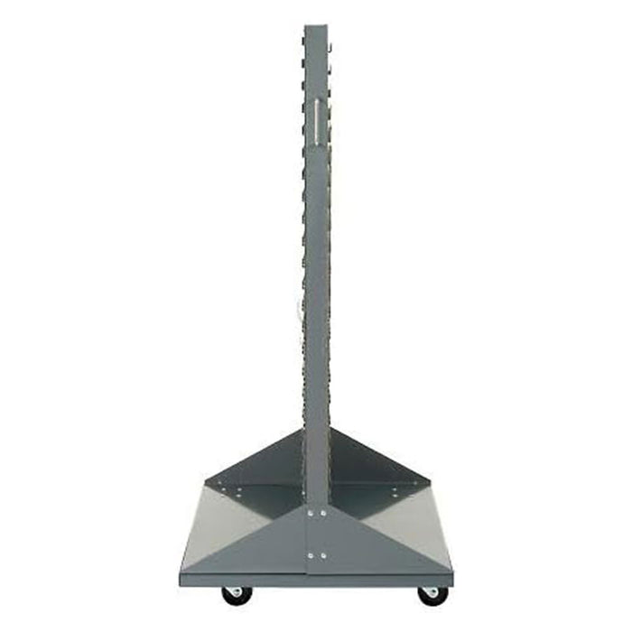 Double Sided Mobile Floor Bin Storage Rack w/ 192(C) Bins, 36"W x 25-1/2"D x 55"H