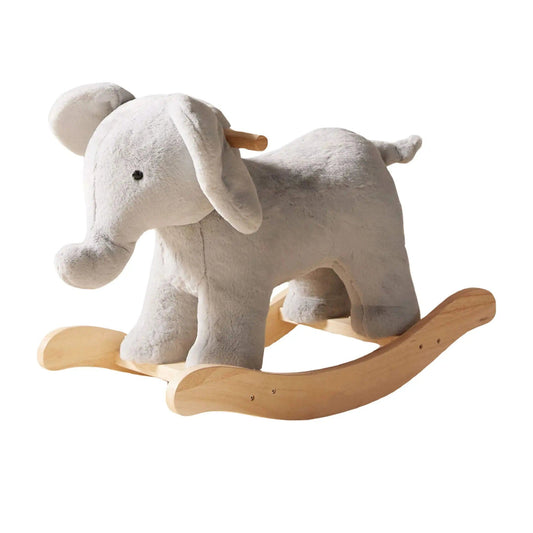 Elephant Critter Plush Nursery Rocker