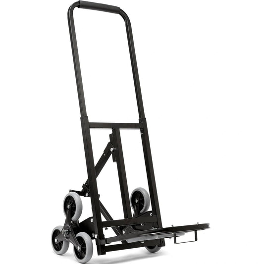 Holzoffer Stair Climbing Hand Truck, Heavy-Duty Hand Cart Dolly 375 lbs Load Capacity, Foldable Stair Climber Hand Trucks