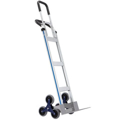 Holzoffer Stair Climbing Cart, 550 lbs Load Capacity, Aluminum Hand Truck Dolly with Dual Handles